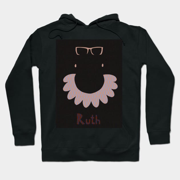 RBG RUTH BADER GINSBURG poster Hoodie by GalleryArtField